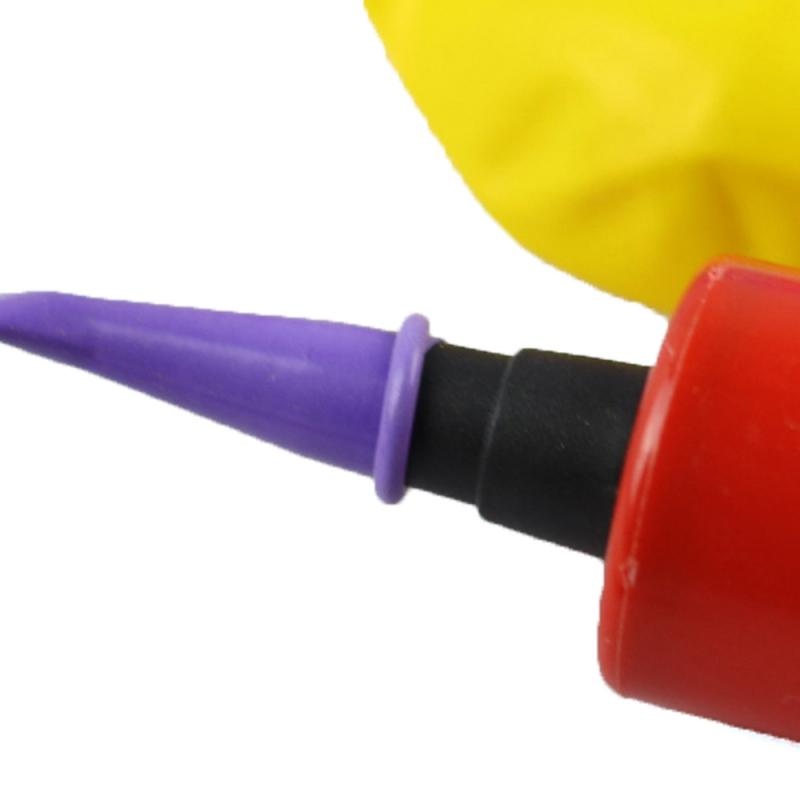 Pompa Balon tangan mini  manual warna warni / balloon pump