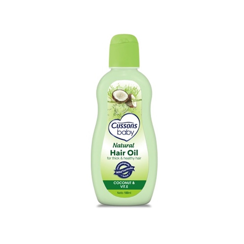 CUSSONS BABY NATURAL HAIR OIL 100ML