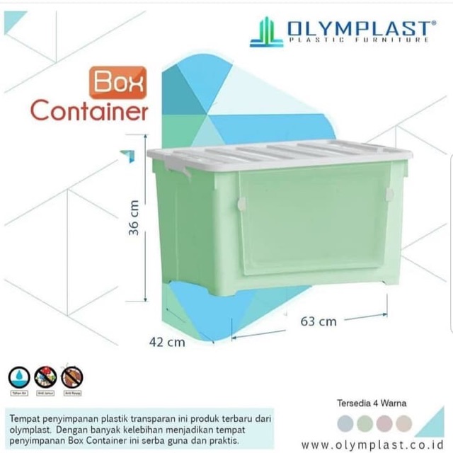 Olymplast container Box (OBC) harga per PCS bukan SET khusus Gojek