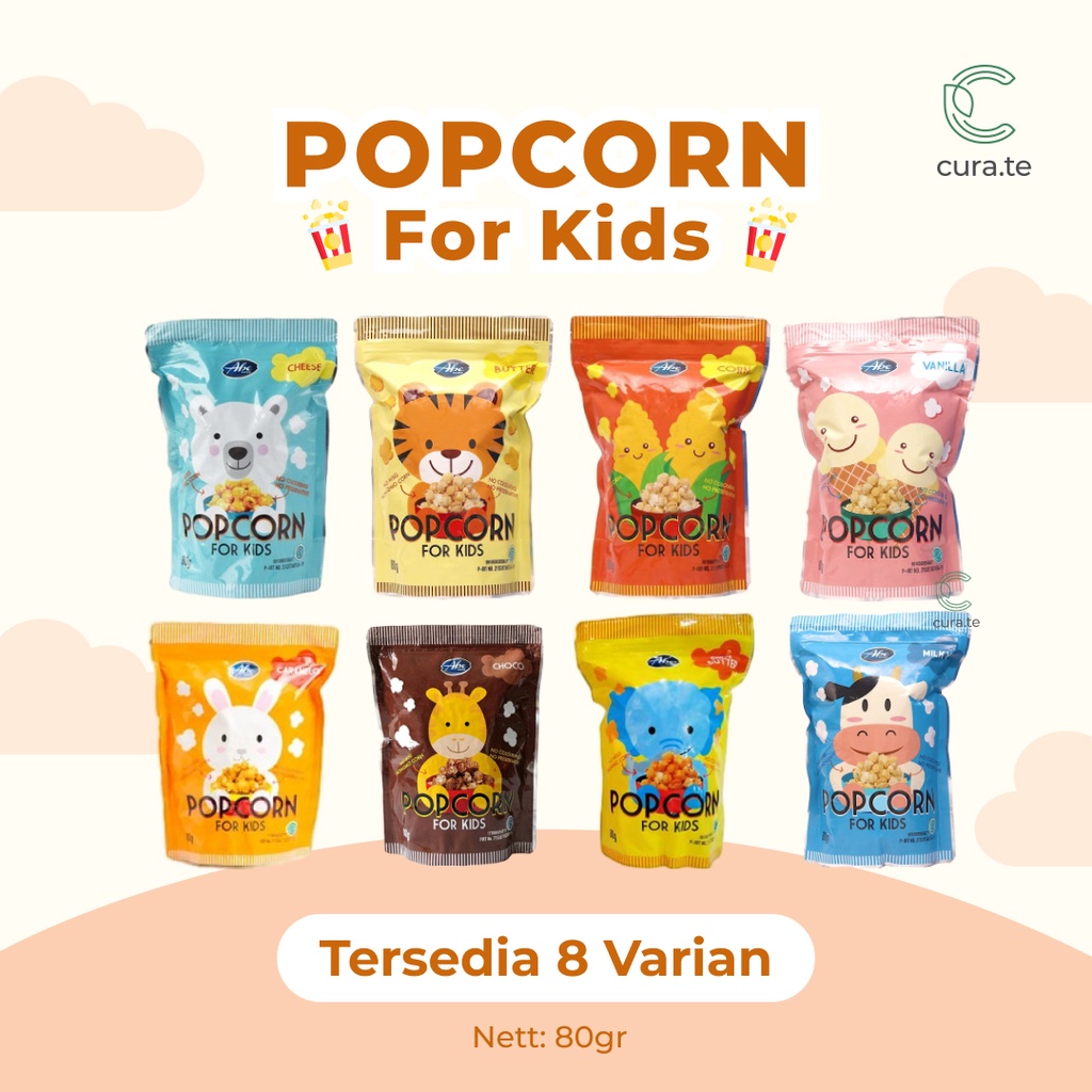 ABE FOOD POPCORN FOR KIDS SNACK ANAK | CEMILAN SEHAT JAGUNG CARAMEL GLUTEN FREE