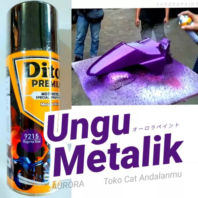 Diton Premium Magenta Blue 9215 Ungu Metalik Violet Purple Parpel Purpel Metallic Metalic