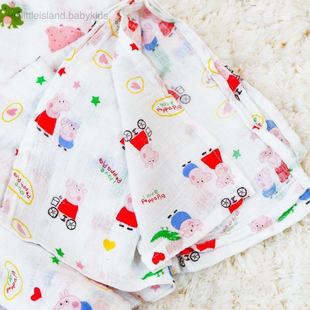 LIN004 - Selimut Bayi Kain Muslin Premium, Soft &amp; Comfortable Muslin