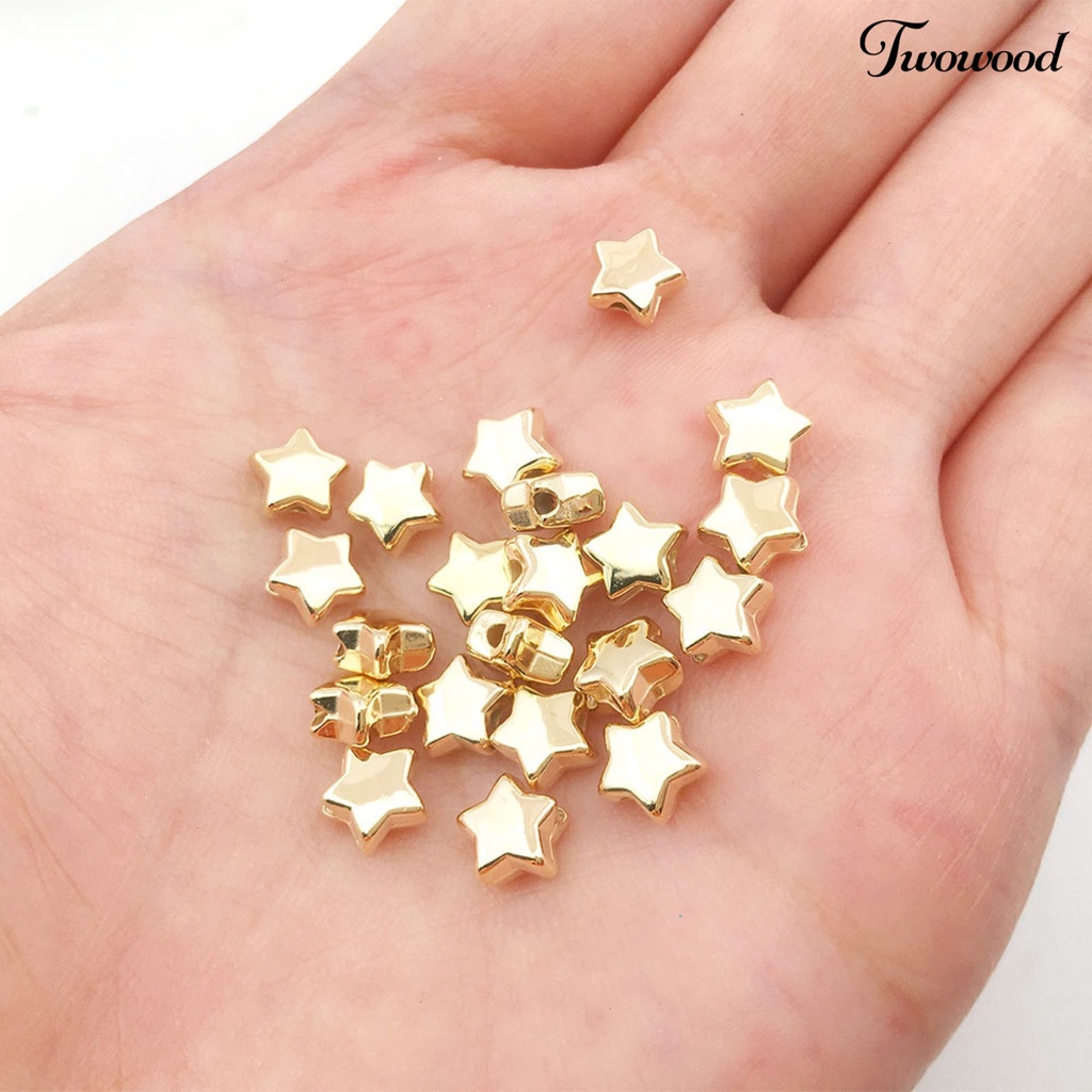 Twowood 100Pcs/800Pcs Beads Multiple Styles Multifunctional Resin DIY Craft Round Beads for Home