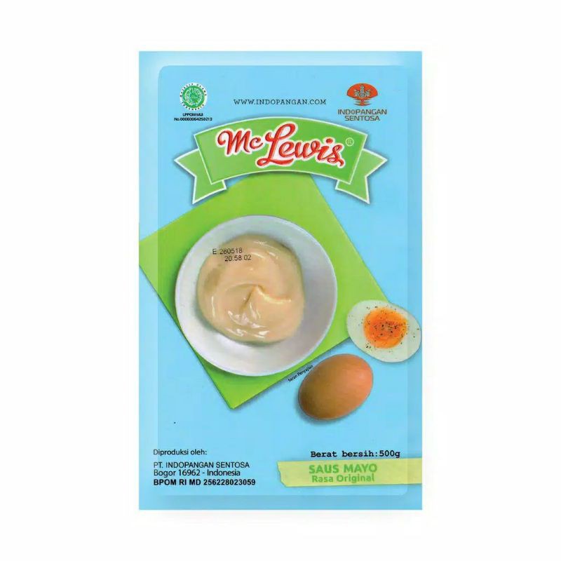 

mayonise mclewis original 500gr