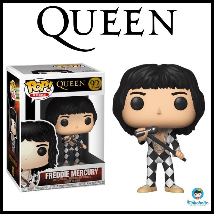 Funko Pop Rocks Queen (Bohemian Rhapsody) - Freddie Mercury (Checker)