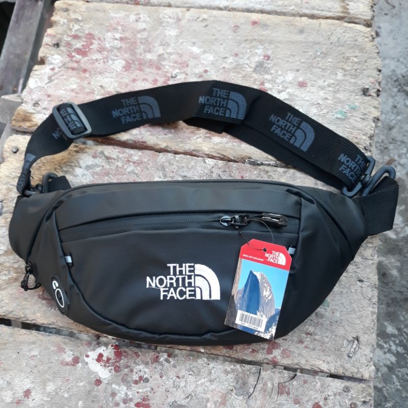 TAS SELEMPANG PRIA WAIST BAG TNF THE NORTH FACE WATERPROOF ANTI AIR TALI SABLON