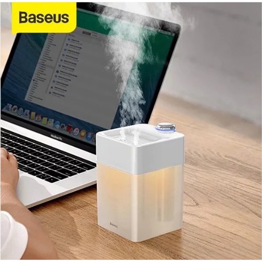 Baseus Time Magic Box Air Humidifier with Aromatherapy Oil Pelembab Udara Aromaterapi Kamar Rumah