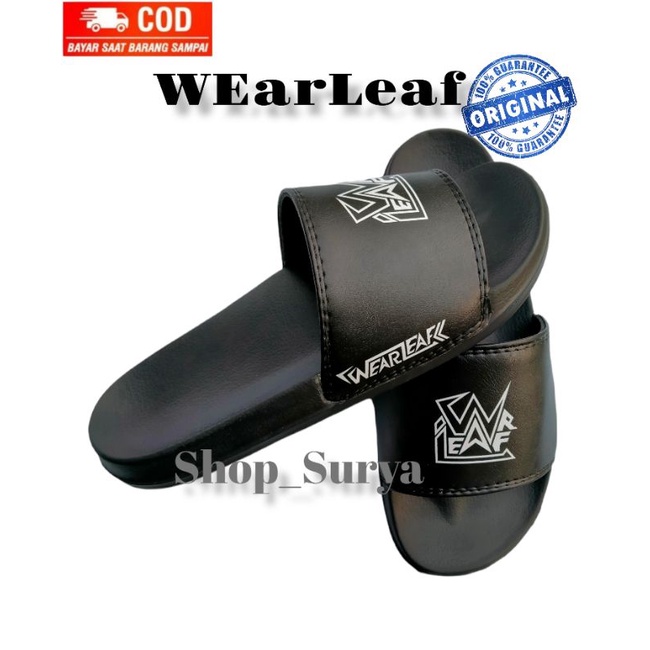 Sandal Slop WEarLeaf Premium | Sendal Slide Casual WEarLeaf Pria dan Wanita