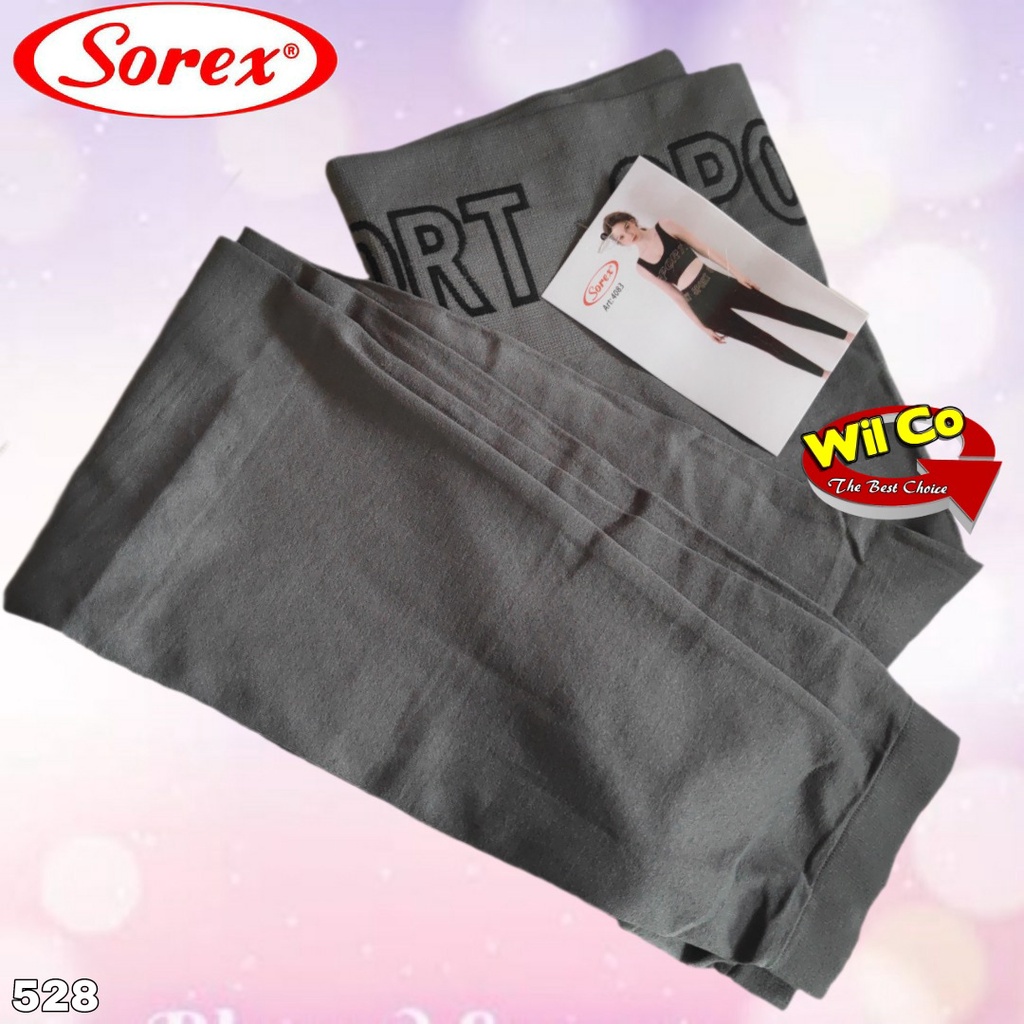 K528 - CELANA SPORT LEGGING OLAH RAGA WANITA SOREX EXCLUSIVE FREE SIZE