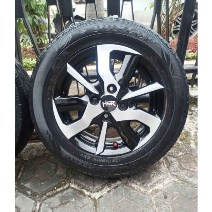 4 velg R14 PCD 100+Ban 175/65 75% calya sigra agya ayla karimun classy charade vios sirion datsun march vios ex