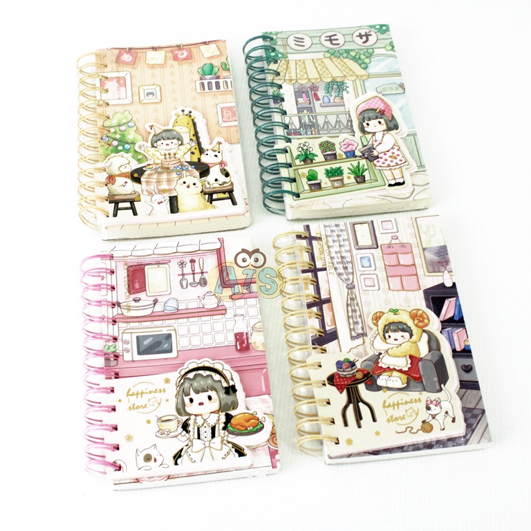 

Diary Ring A6 Happiness Store, Pastoral Cow, Miss Sakura