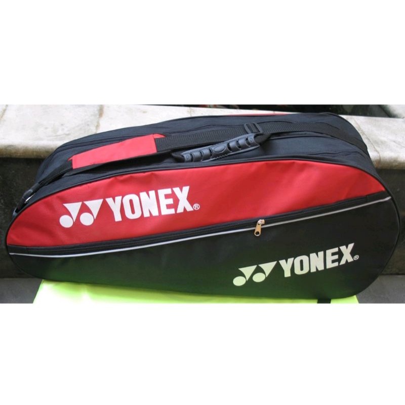 Tas badminton Ransel Raket YONEX 2R  bahan Dolby Bagus Murah.