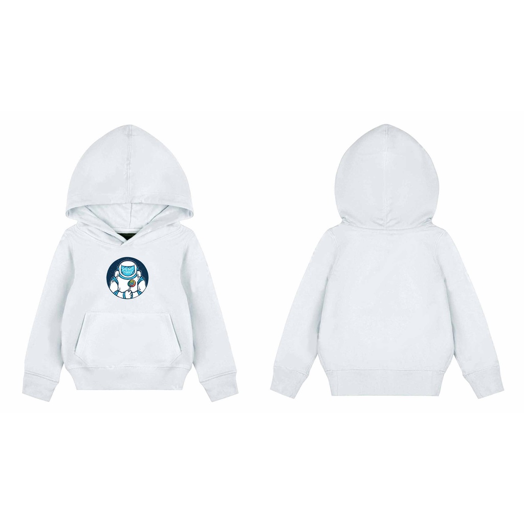 Hoodie Sweet Space Sweater Pakaian Fleece Anak M -XL