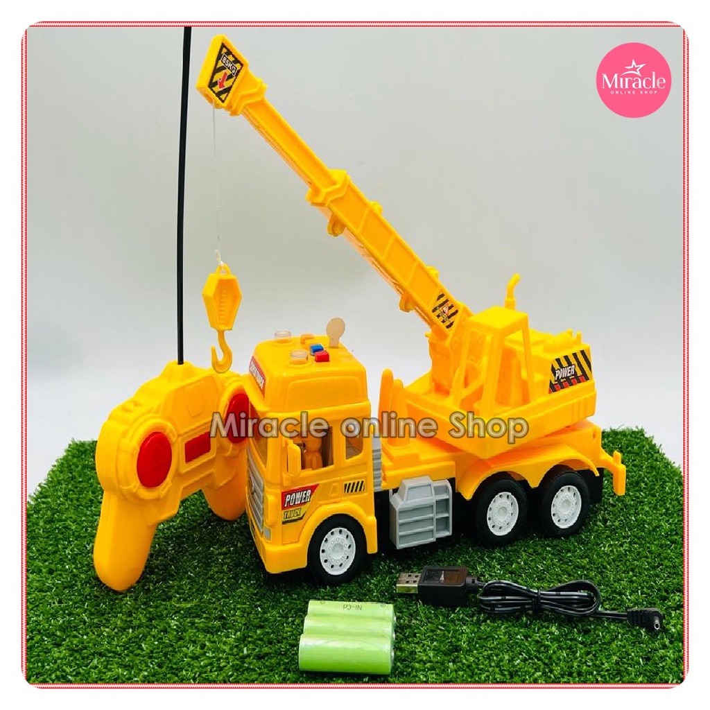 Toys4Us - Mainan mobil remot truk sampah mobil remot truk derek /crane dump truk