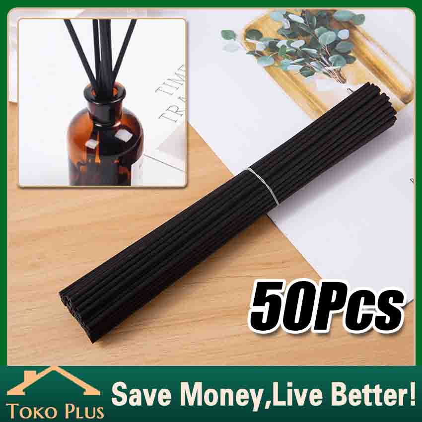 50Pcs Rotan - Fiber Stick Diffuser | Reed | Rattan Reed Diffuser Stick Pengharum Ruangan 25 cm x 3 m