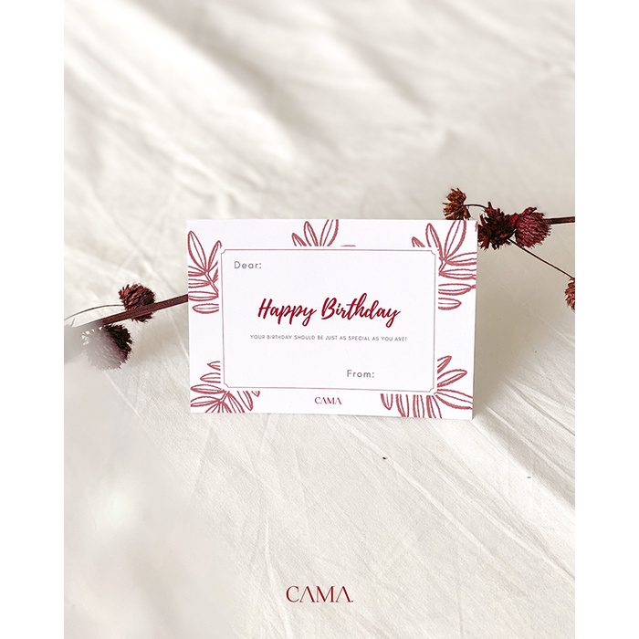 

CAMA Greeting Cards | Wish Cards | Birthday Cards | Kartu Ucapan Ulang Tahun