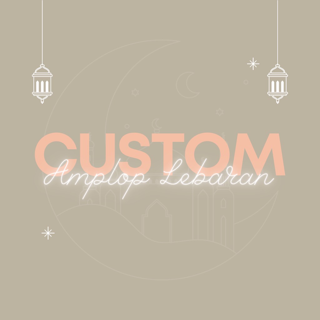 

[Part 2] Custom Amplop Lebaran Idul Fitri Murah