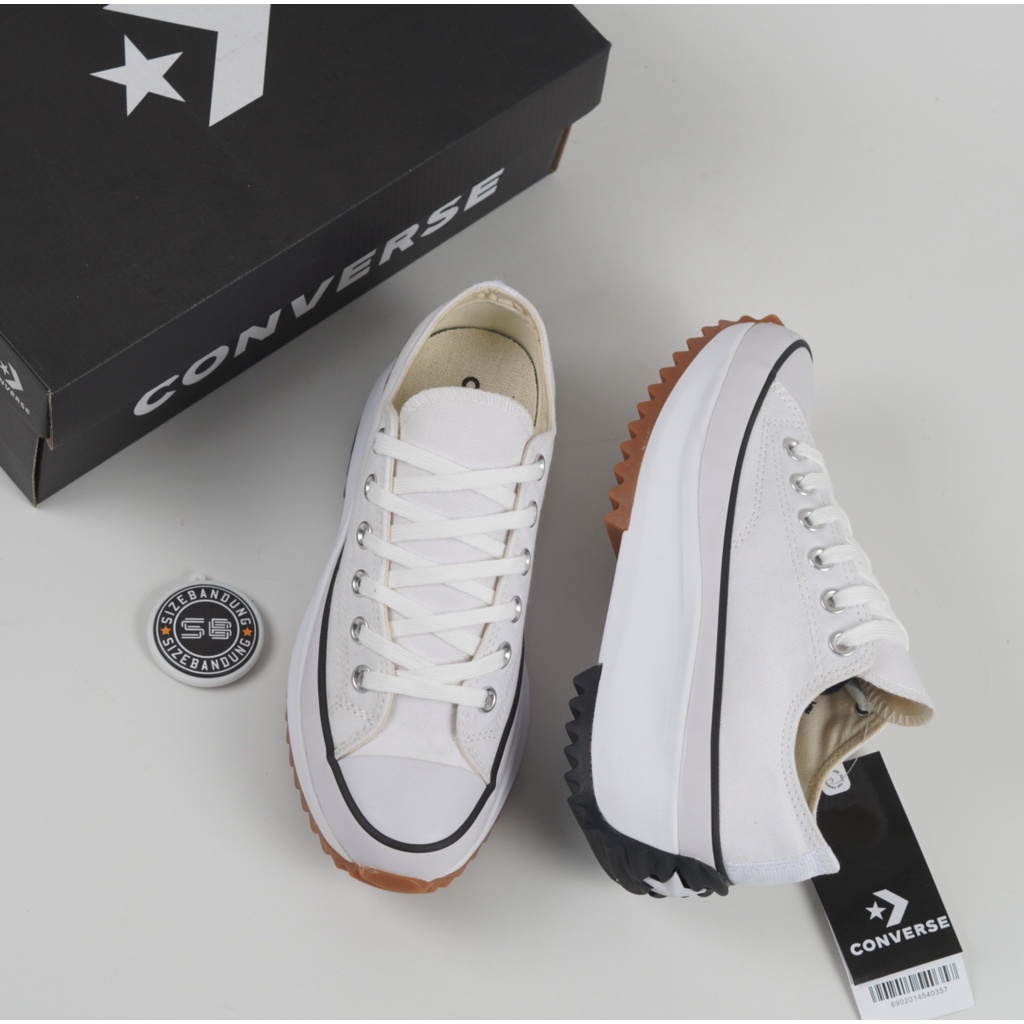 Converse Run Star Hike Low Black dan White BNIB