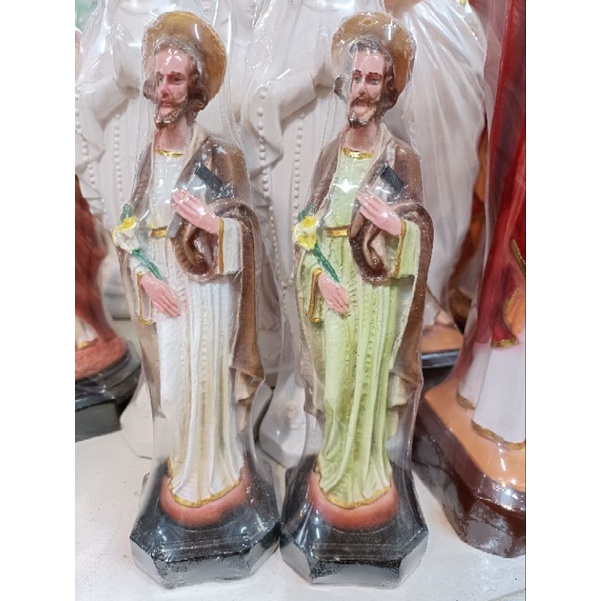 Patung Santo Yosep Bunga 25cm Kaki Bunga RF (5506) - Patung Santo Yosep - Patung Yesus