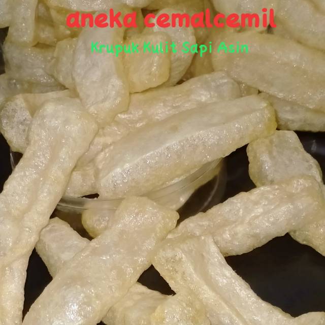 

krupuk kulit sapi asin