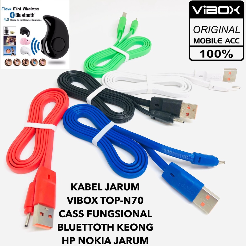 MINIGO Kabel charger Qtop Fast Charging usb data N70 jarum / nokia kecil 6101 CASAN USB