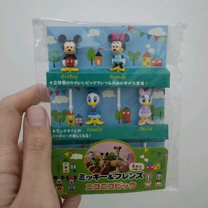 disney mickey and donald picks, tusuk bento disney mickey minnie donald duck