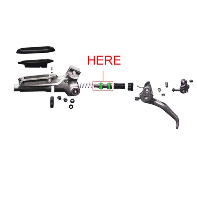 Risk Piston dan Seal Brake Lever For DB5 Level Guide