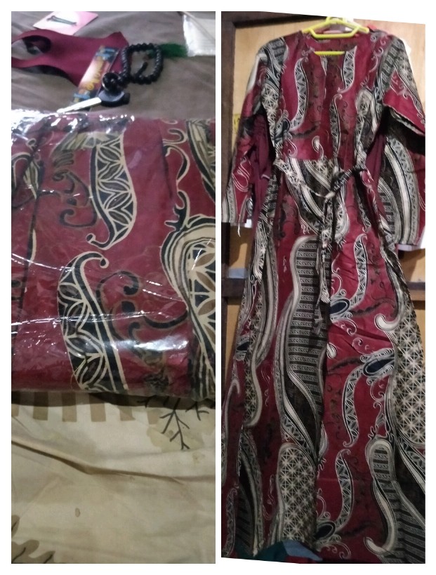 Ms Gamis Batik Sriwedari Maxi Bumil/busui Katun Sogan Allsize & Jumbo