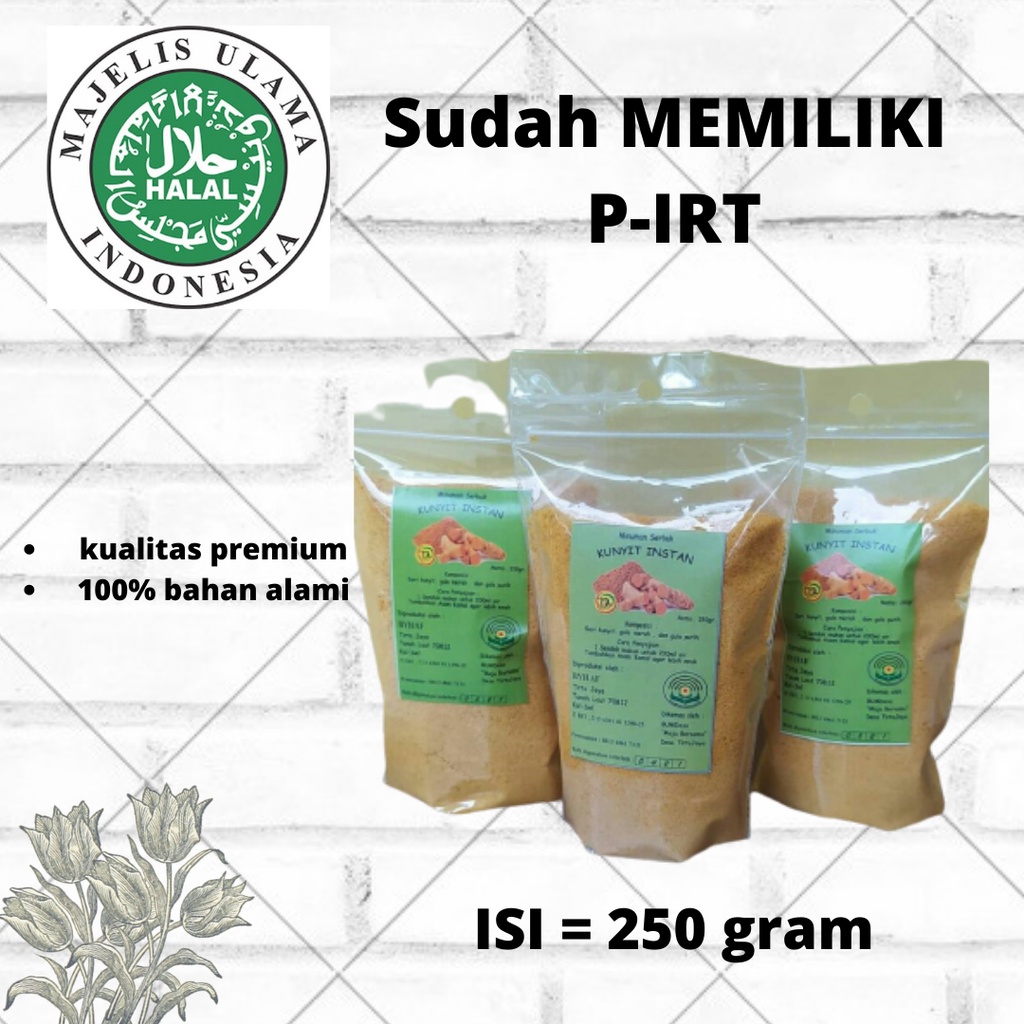 

Kunyit bubuk instan 250 gr