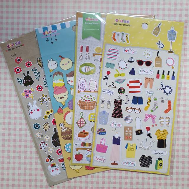 

kawaii sticker for scrapbook and journal
