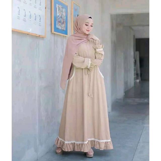 DRESS WANITA / NIRMALA DRESS | Fashion Muslim Terbaru