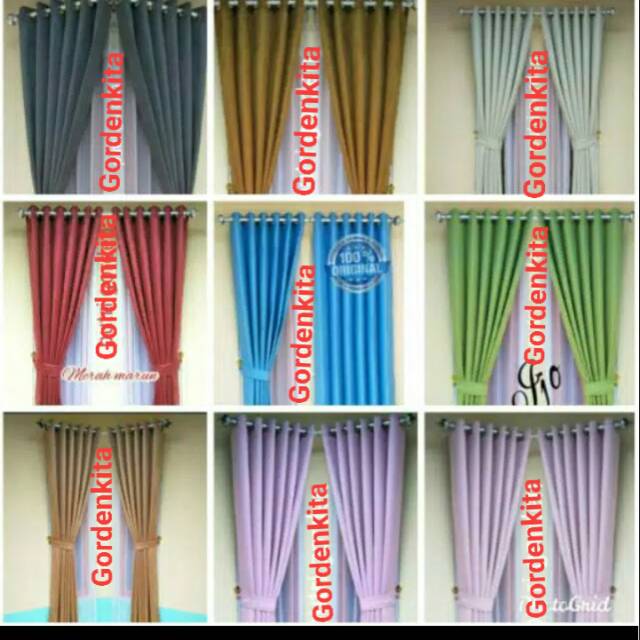 Gorden blackout polos serat