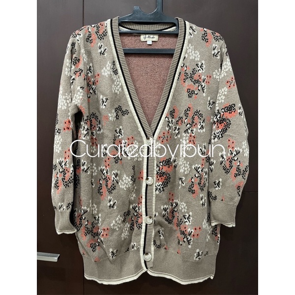 Muda official x Mega Iskanti cardigan preloved