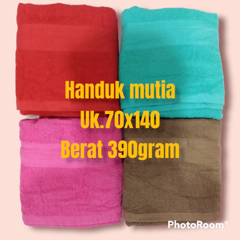 JH8 Handuk Mandi mutia ukuran dewasa 70x140(Paling murah)