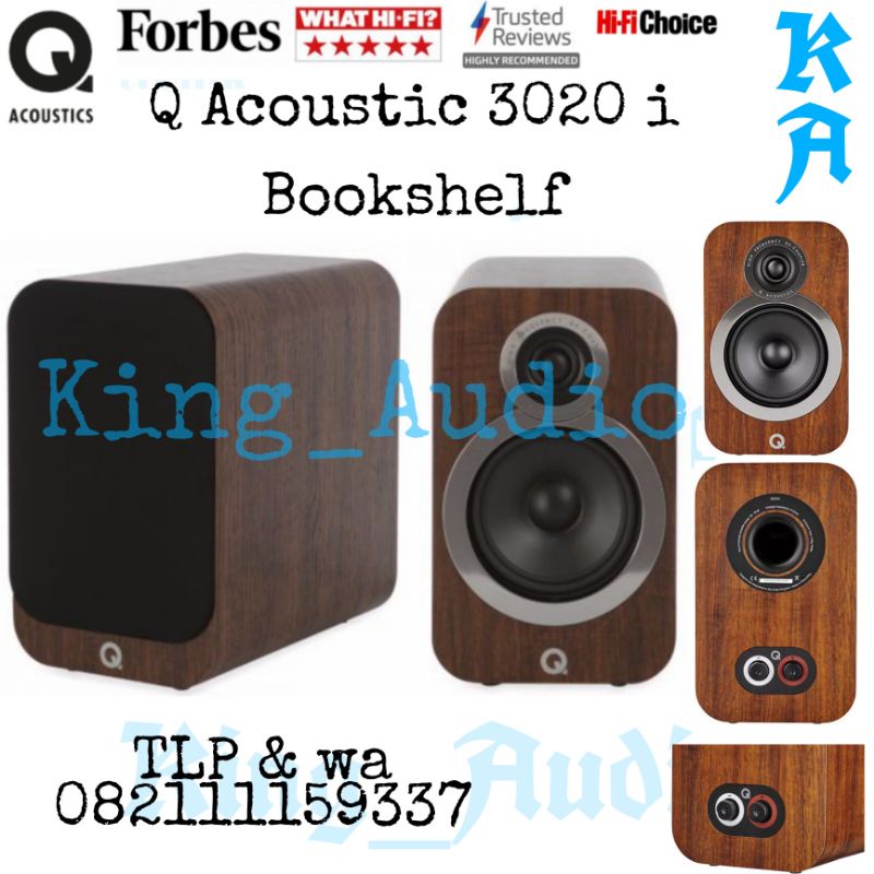 Q Acoustic 3020i bookshelf pasif speaker high quality