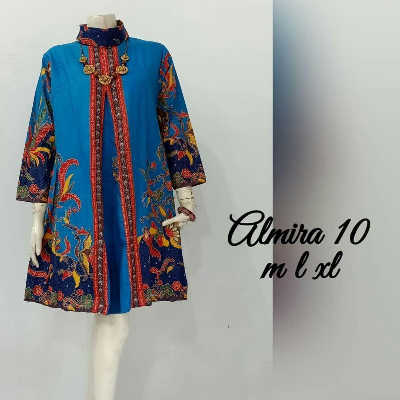 TUNIK BATIK TERLARIS DRESS BATIK ALMIRA