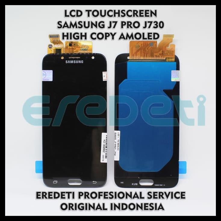 5Na9 Lcd Touchscreen Samsung J7 Pro J730 High Copy Amoled Kd-002862 - Hitam 6Mou