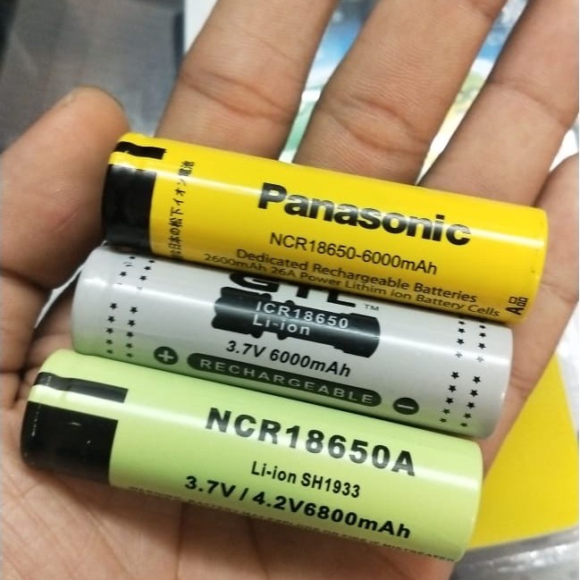 PANASONIC NCR18650A | 6800mAh | 18650 Baterai | 3.7/4.2V