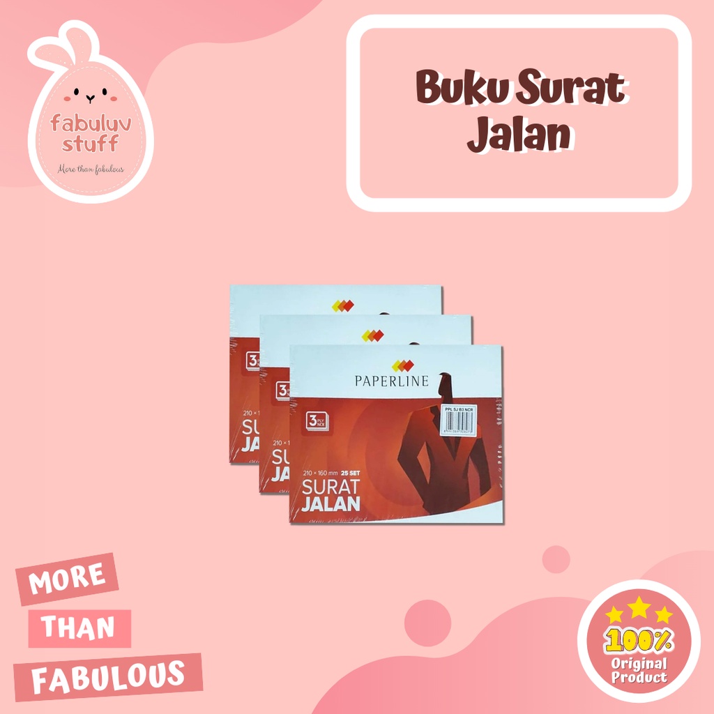 

ATK ~ Buku Surat Jalan 3 ply / Surat Jalan Besar Tiga Rangkap