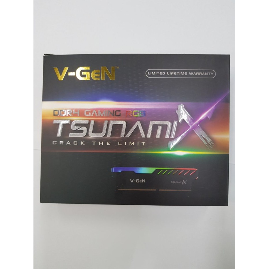 RAM DDR4 V-GeN TSUNAMI X 16GB 3600MHz CL18-22(2X8GB) RGB-V GAMING VGEN