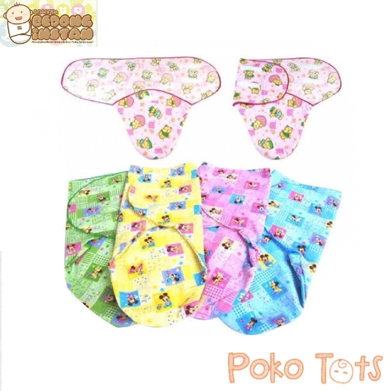 Anannda Bedong Bayi Instan Perekat Velcro Praktis Instant