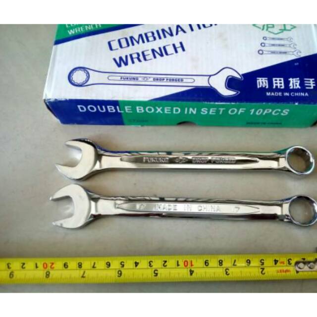 Kunci Ring Pas 18mm/Combination Wrench Spanner Spana/kunci ring pas kombinasi BERKUALITAS/KUNCI TUKANG PERTUKANGAN