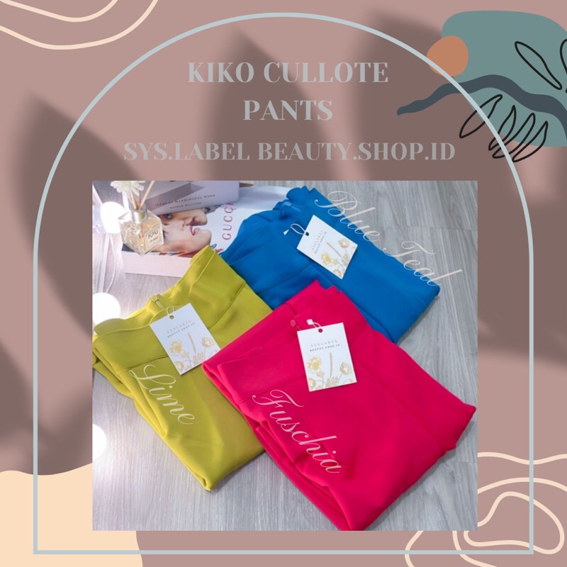 Kiko Pants - Celana Kulot Premium E2