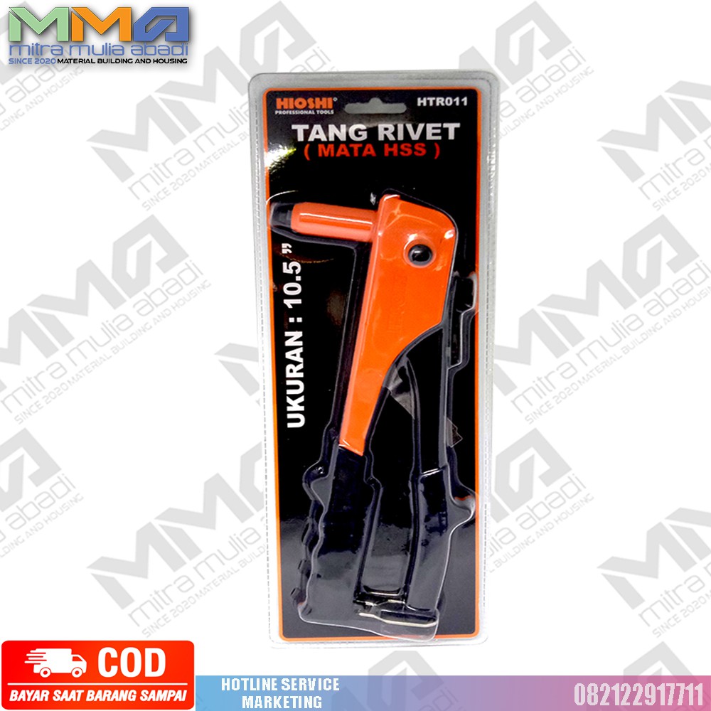 Tang Rivet Hioshi 10,5 Inch l Hand Rivet l Tang Ripet Mata Hss