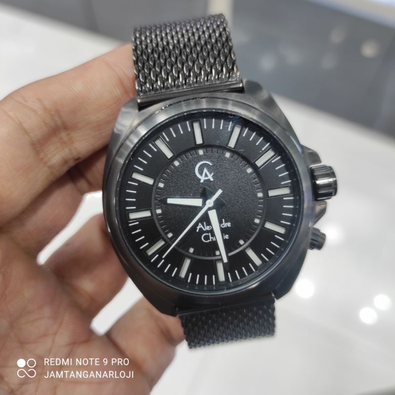 New Alexandre Christie AC 8631 Jam Tangan Pria AC8631 Original MHBIPBA Black Rosegold