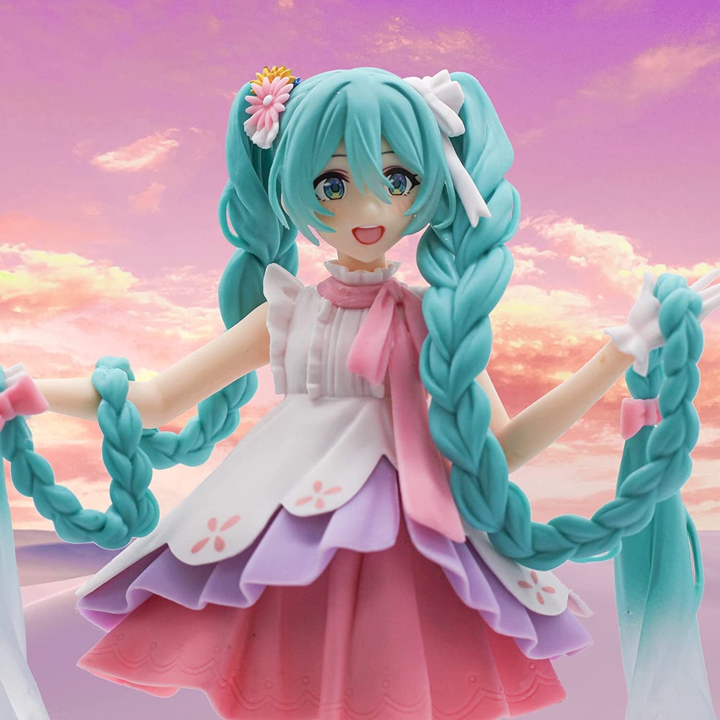 2022 Mainan Action Figure Anime Hatsune Miku Virtual Singer Miku Manga Patung 12-20CM Bahan PVC Untuk Koleksi