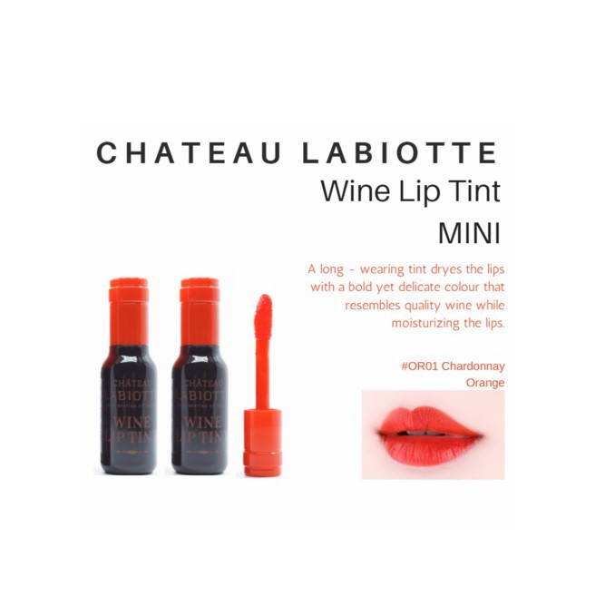 Labiotte - Chateau Labiotte Wine Lip Tint Mini with box