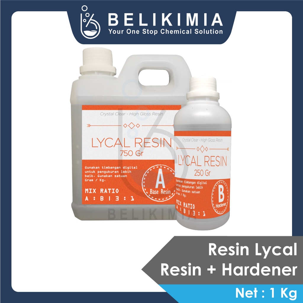 Resin Bening Lycal Keras 1011 1 Kg