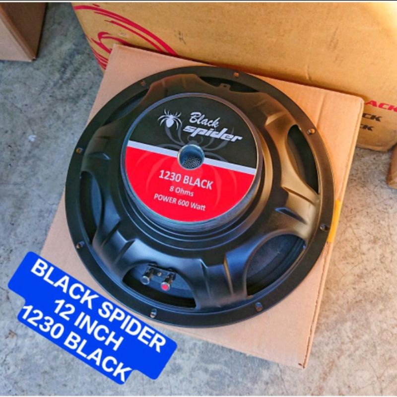 SPEAKER FULLRANGE 12 INCH BLACK SPIDER BS 1230 BLACK