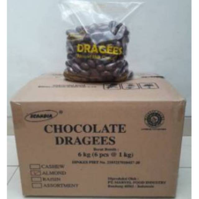 

Cashew Scandia Chocolate (kemasan dus) Coklat mede